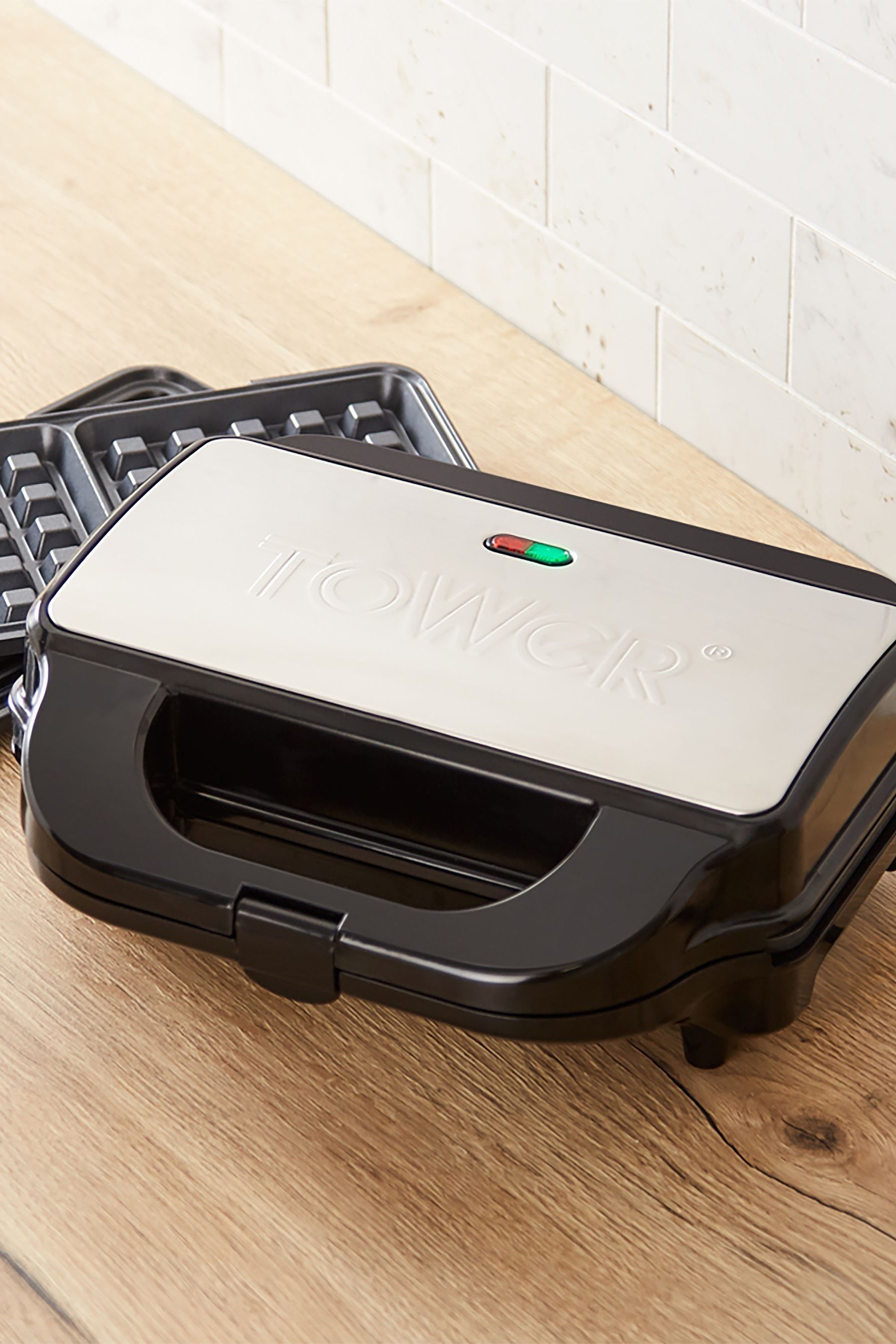 Buy Tower Silver 3 in 1 Deep Fill Sandwich Maker from the Next UK