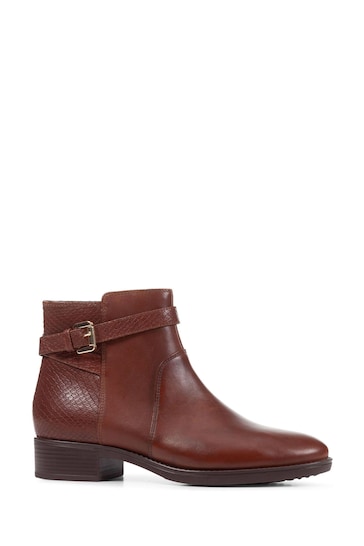 Buy Geox D Felicity E Ankle Brown Boots from the Next UK online shop
