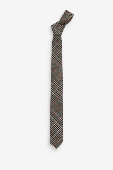Grey Check Tie (1-16yrs)