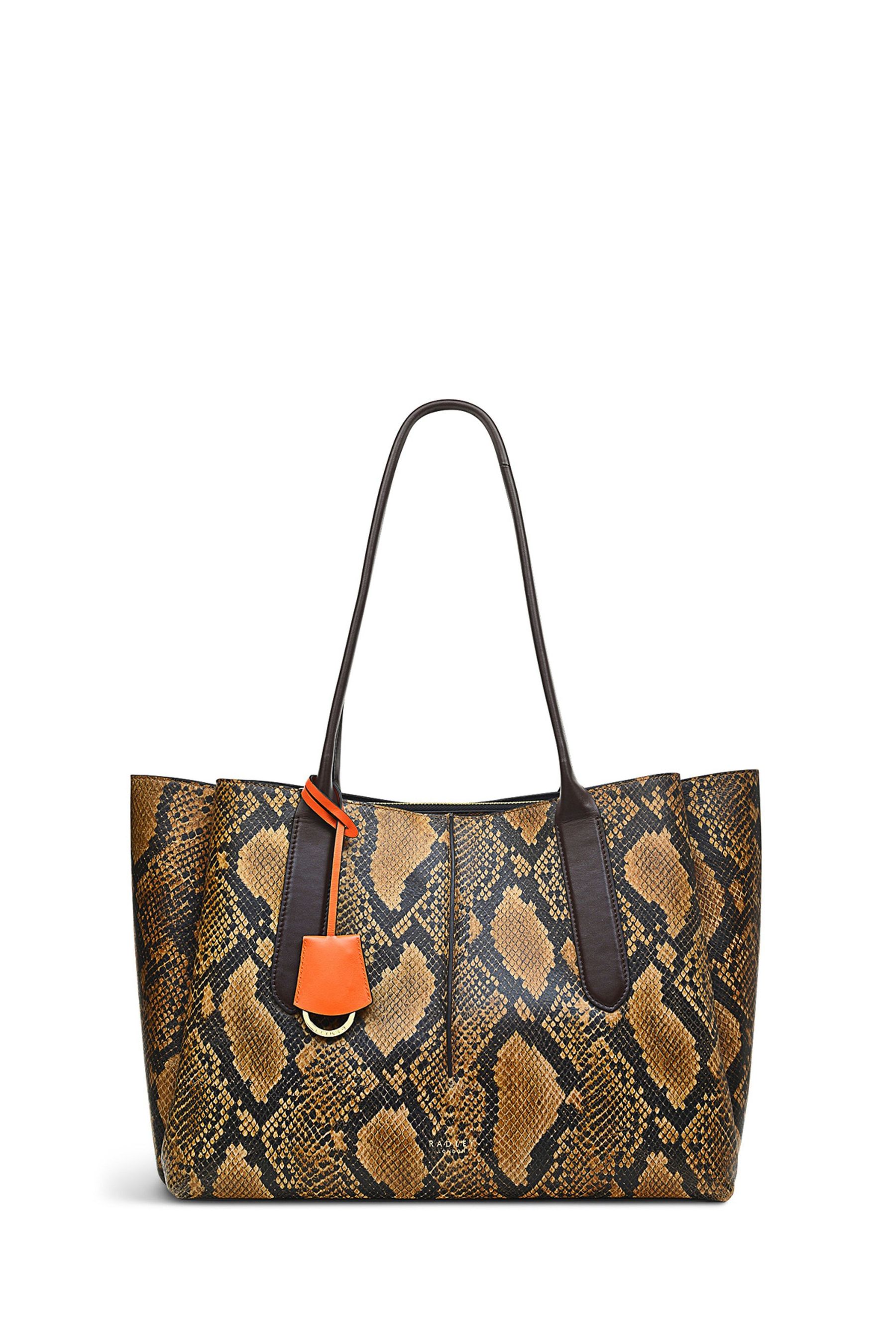 Radley snakeskin top bag