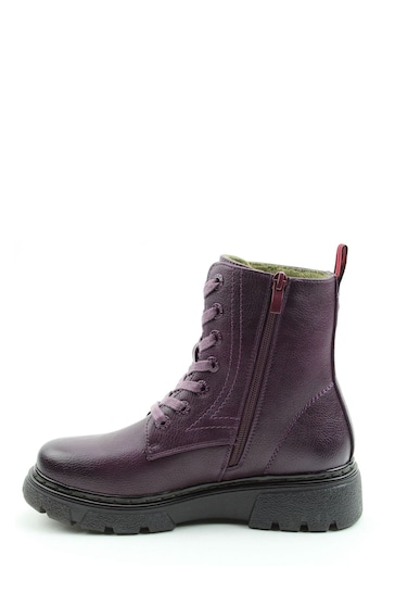 Heavenly Feet Ladies Purple Style Trentino Water Resistant Boots