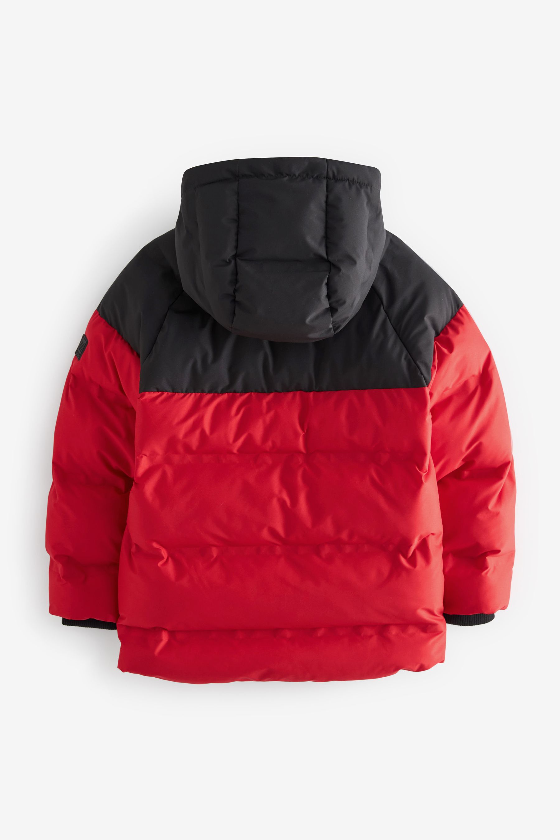 Next red padded jacket store