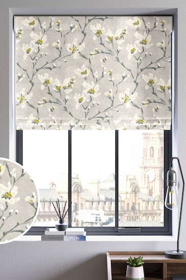 Yellow Burley Made To Measure Roman Blind