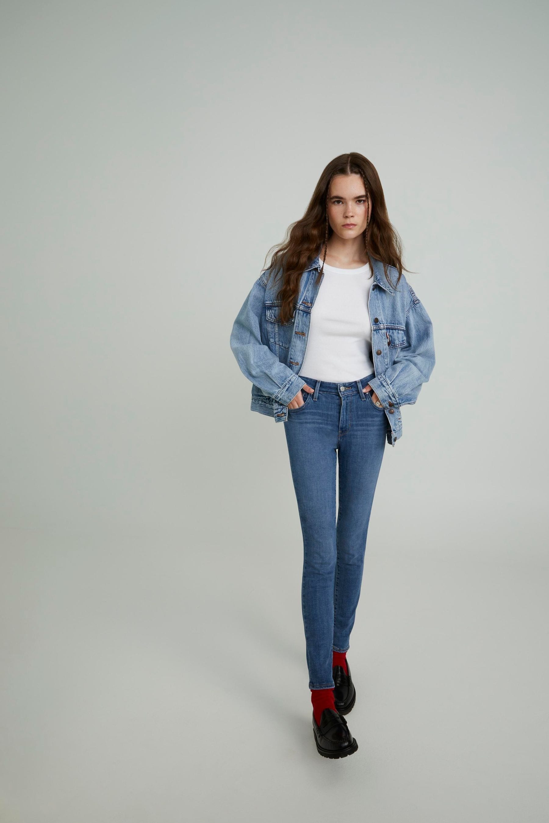Levi's 721 high clearance rise skinny light blue