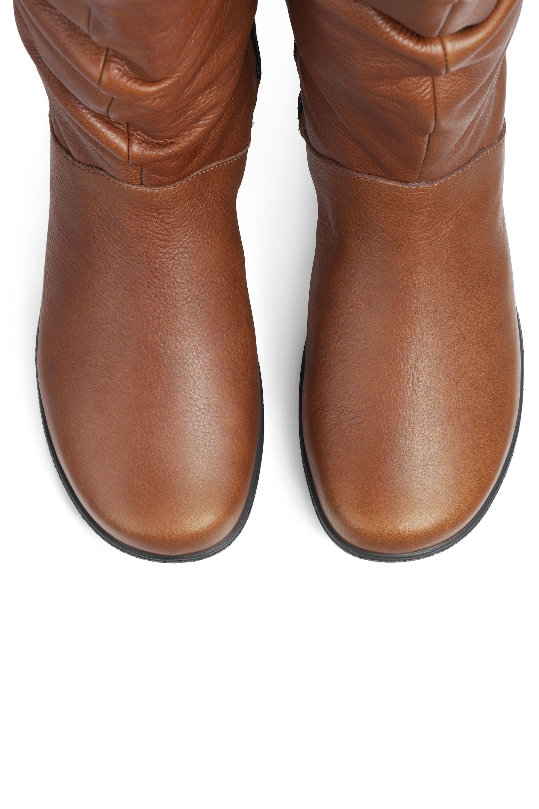 Hotter Tan Brown Hotter Derrymore II Black Zip Fastening Boots