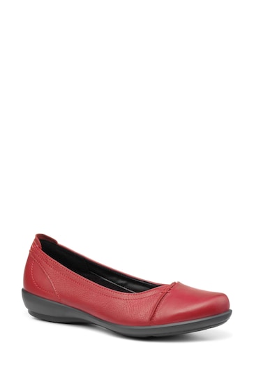 Hotter Red Robyn II Slip-On Wide Fit Shoes