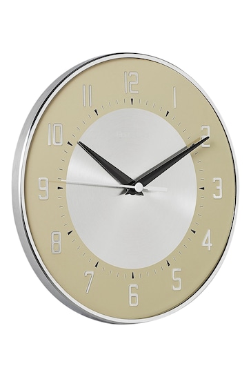 Brookpace Lascelles Cream Deco Style Wall Clock