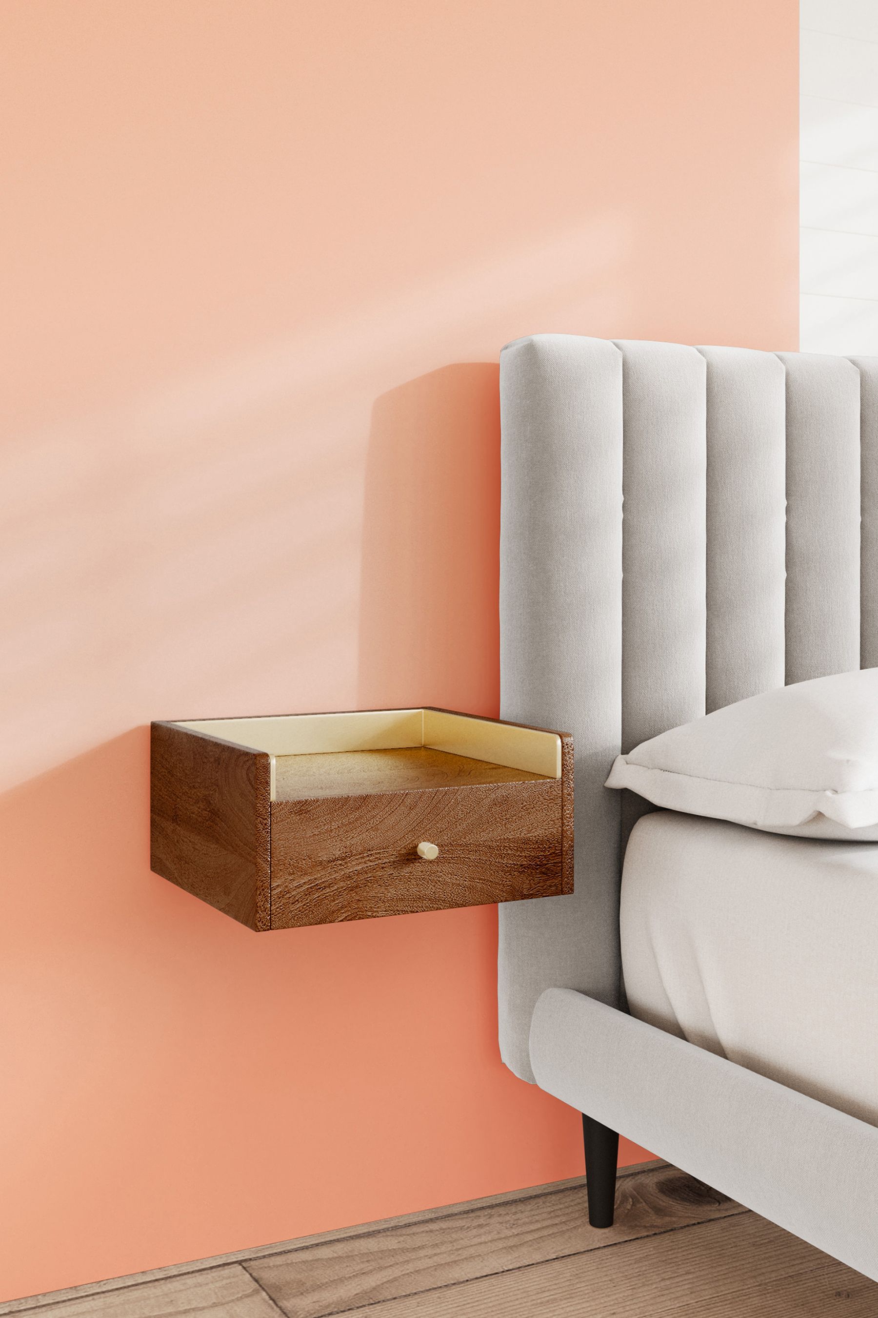 Copper hotsell bedside table