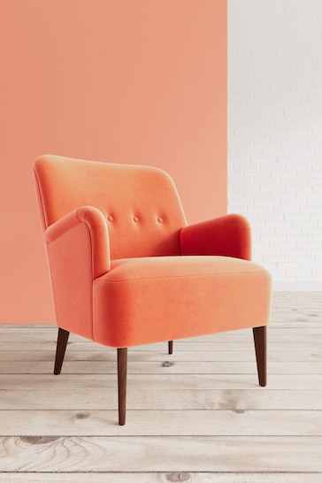 Swoon Easy Velvet Burnt Orange London Chair
