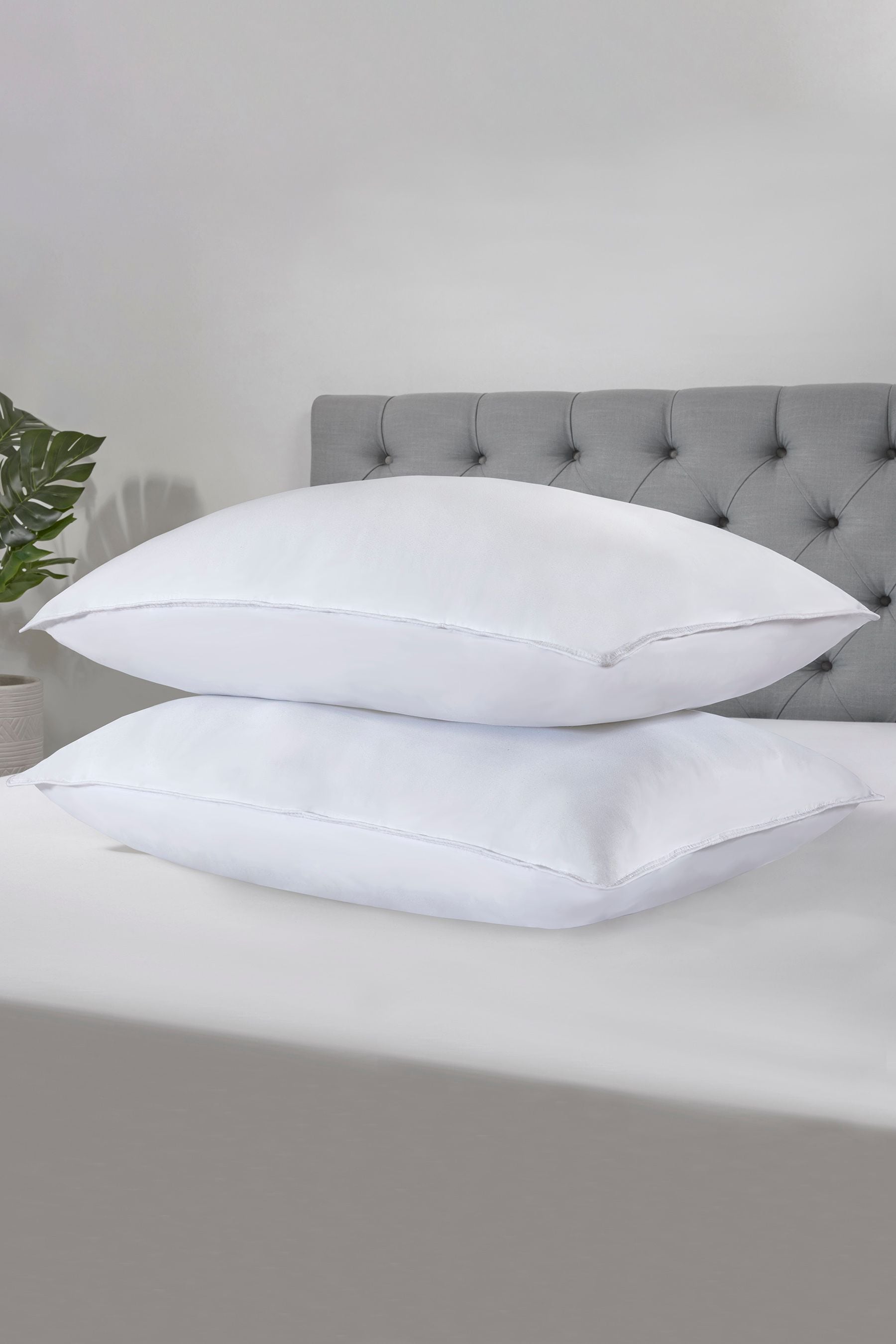 Overstuffed feather pillow online