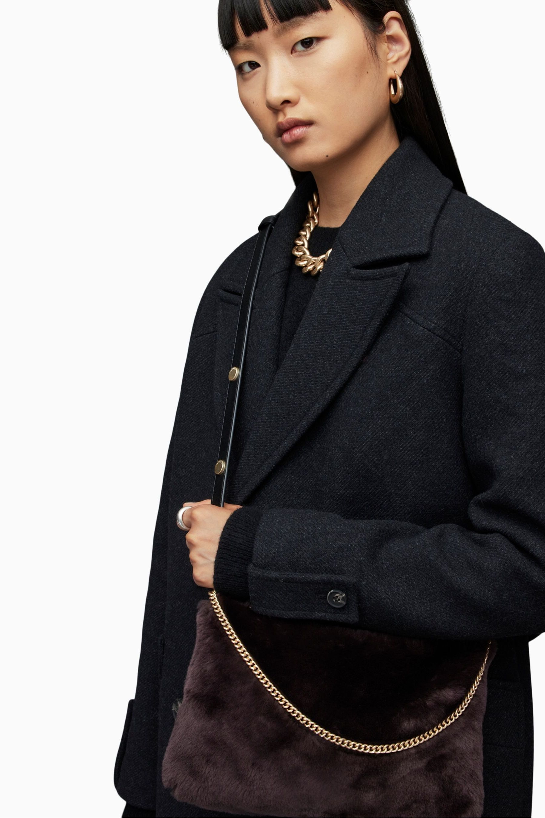 Eve shearling crossbody best sale bag