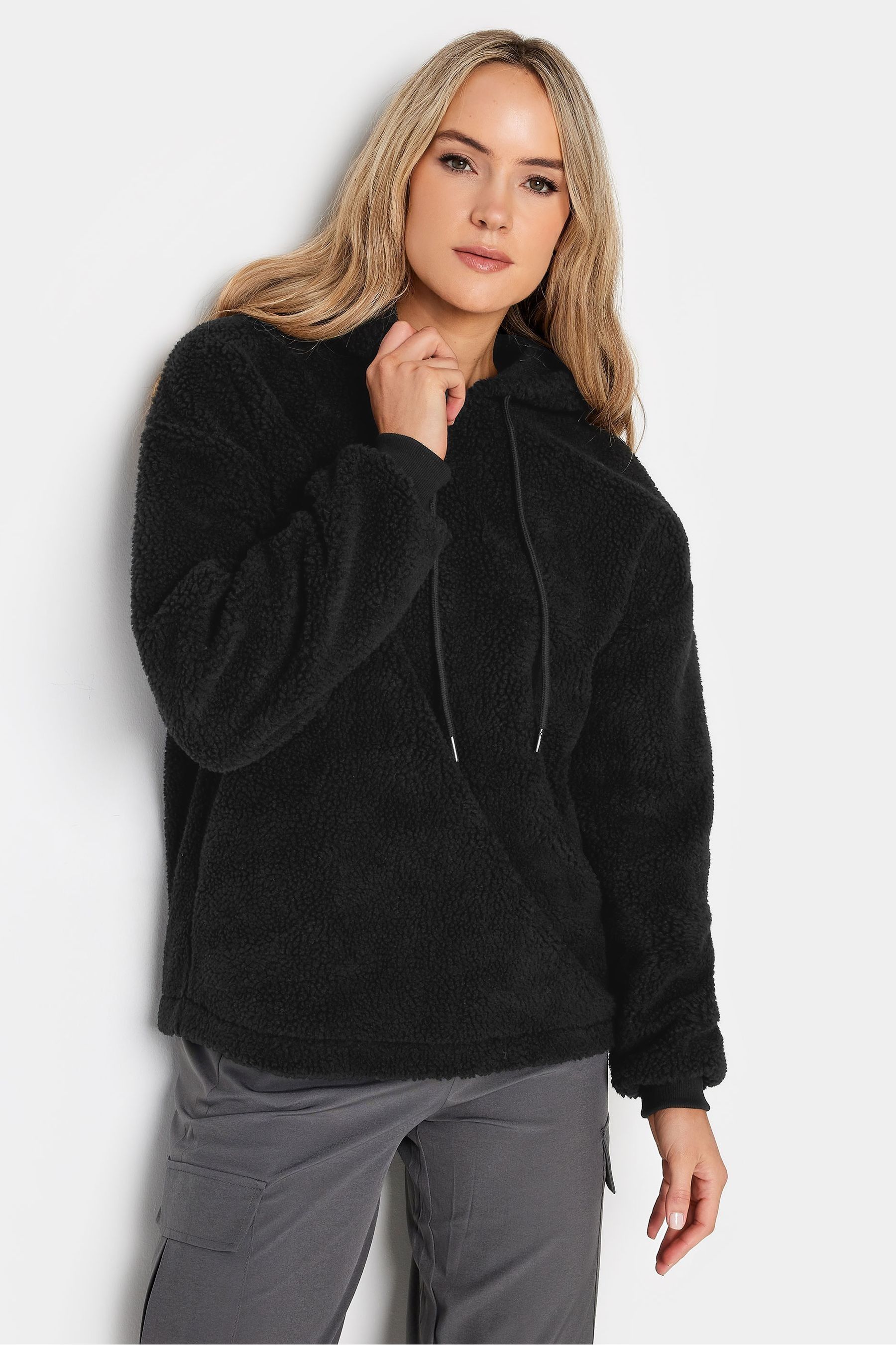 Long Tall Sally Black Borg Hoodie