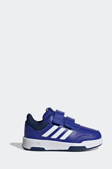 adidas Blue/White Infant Tensaur Sport Training Hook and Loop Trainers