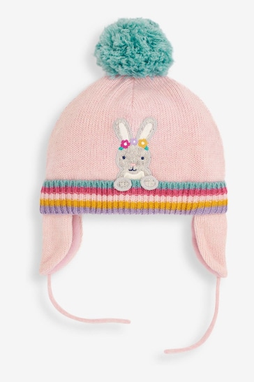 JoJo Maman Bébé Pink Bunny Hat
