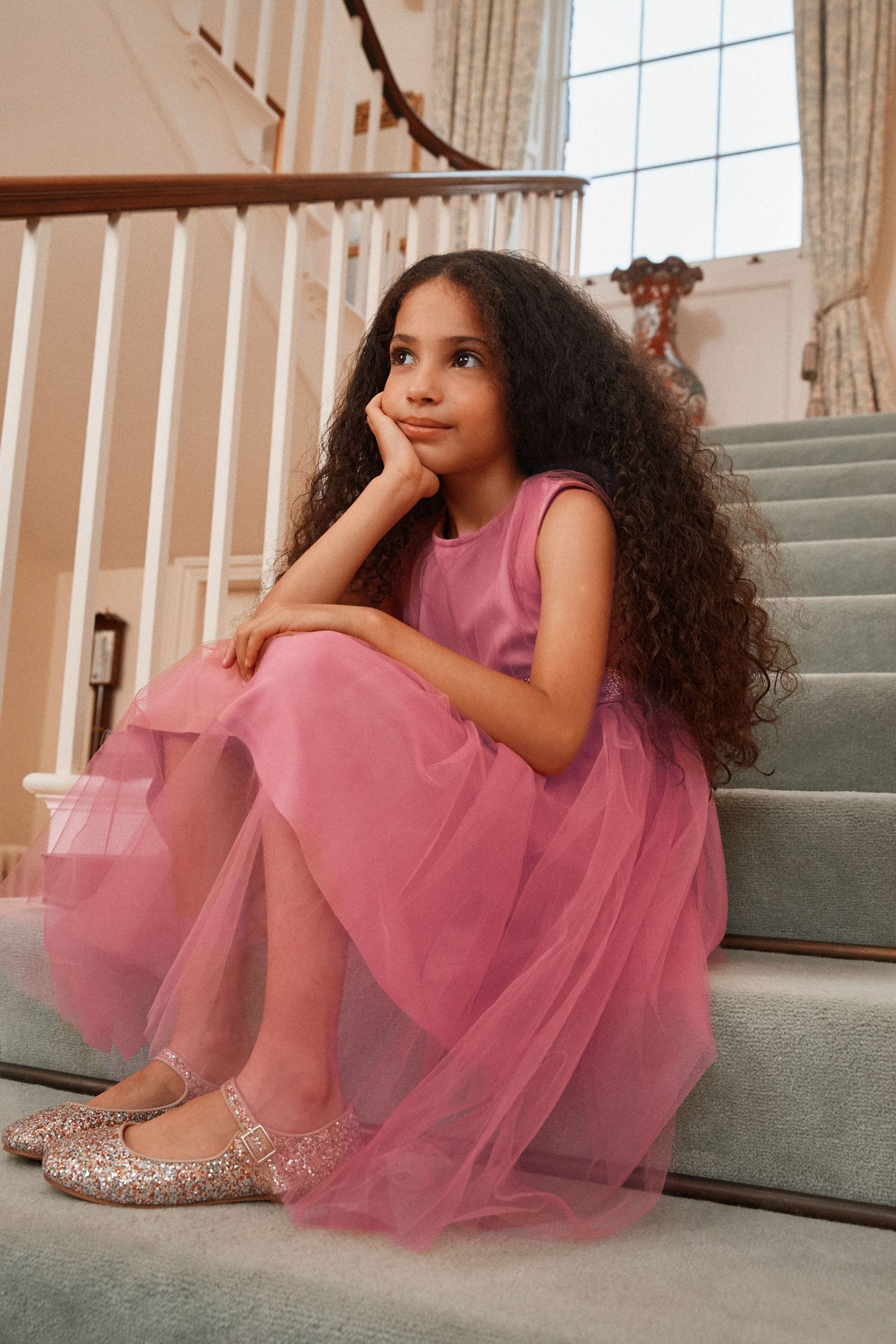 Rose pink shop party dress