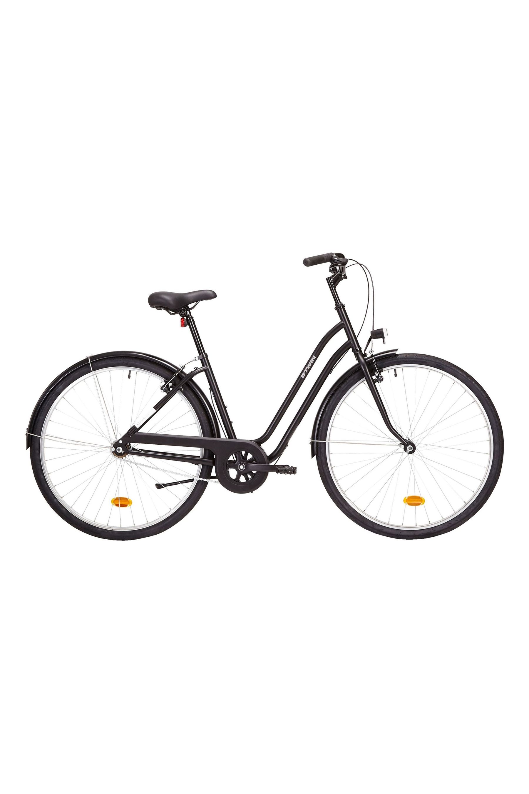 Elops 100 low hot sale frame city bike black