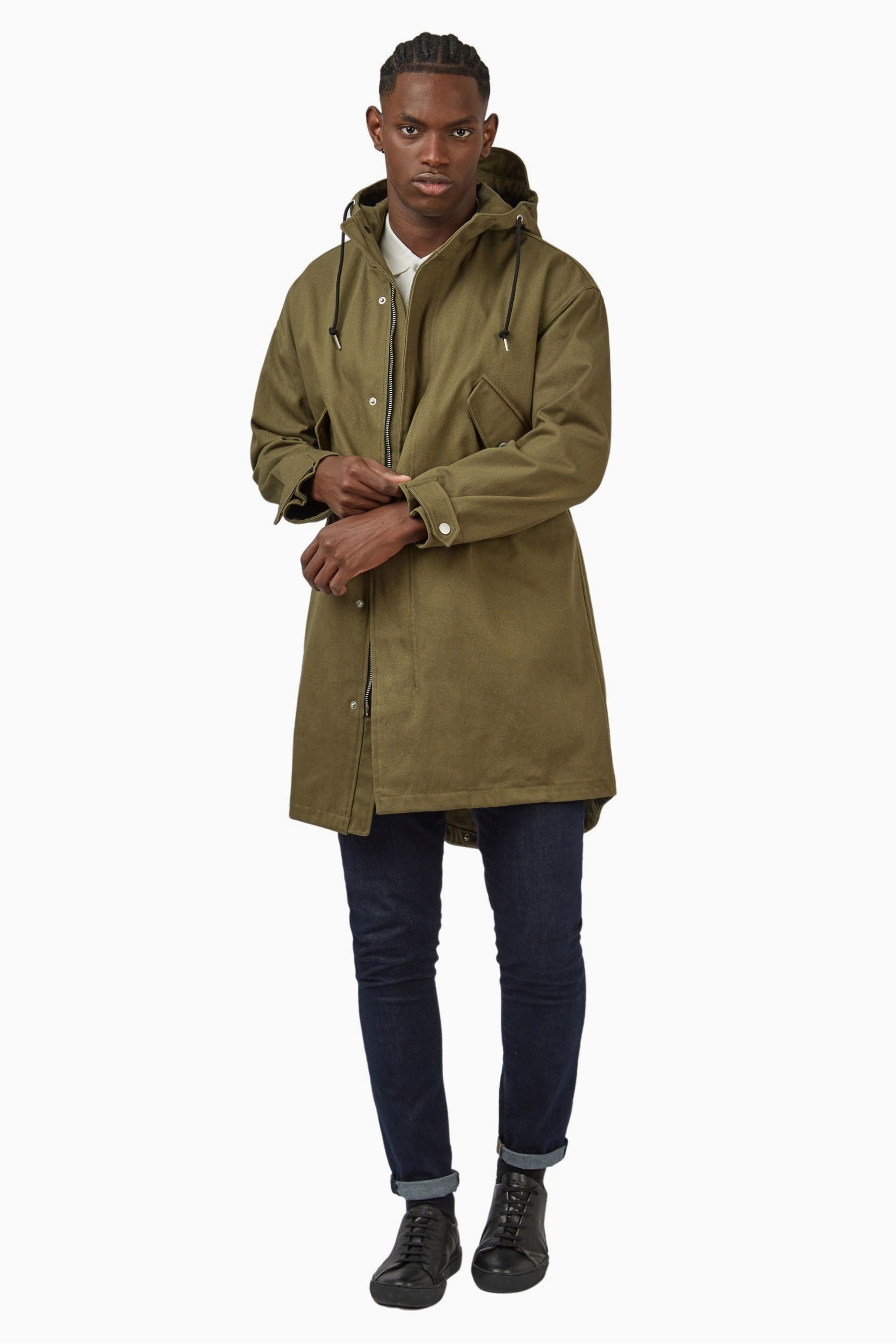 Ben sherman deals parka green