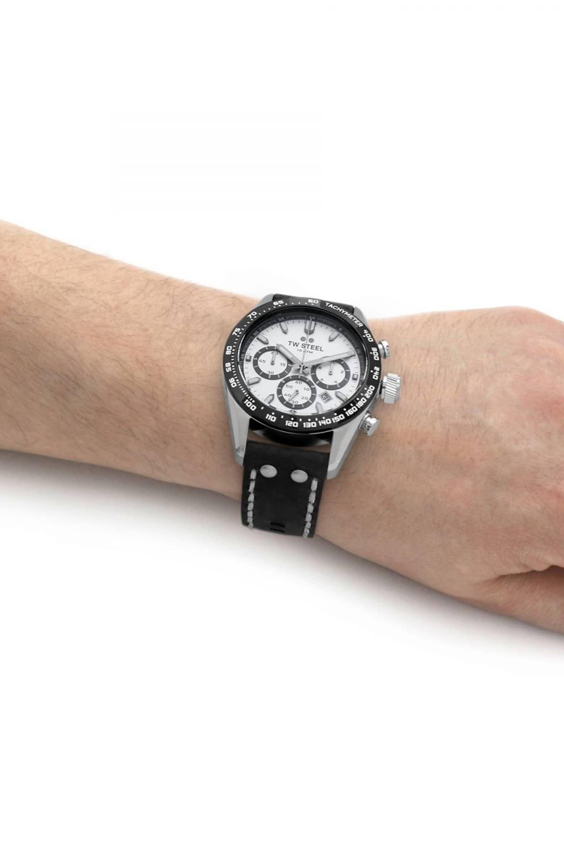 Buy TW Steel Gents Silver Chrono Sport Watch from the Next UK