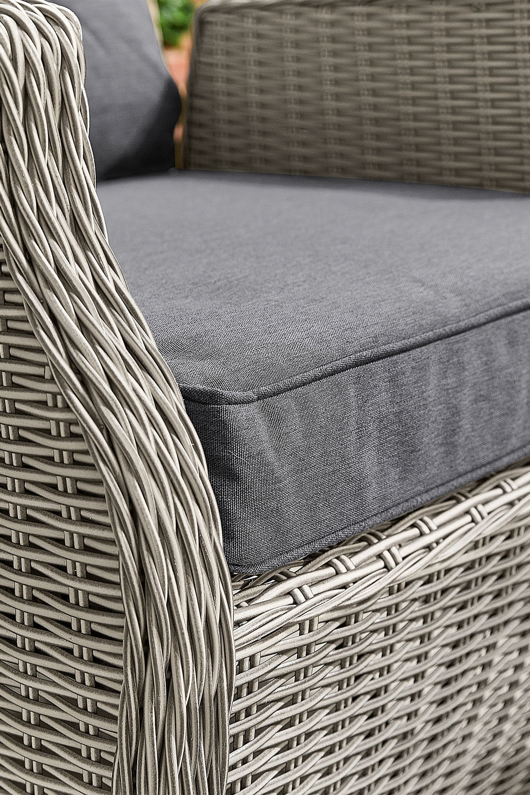 Nova Outdoor Living Grey Rattan Reclining Lounge Companion Set
