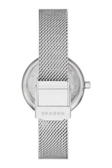 Skagen Ladies Silver Tone Amberline Watch