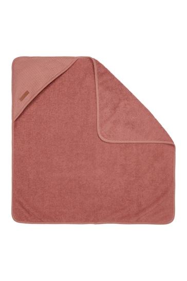 Little Dutch Pink Pure Pink Blush Hooded Towel