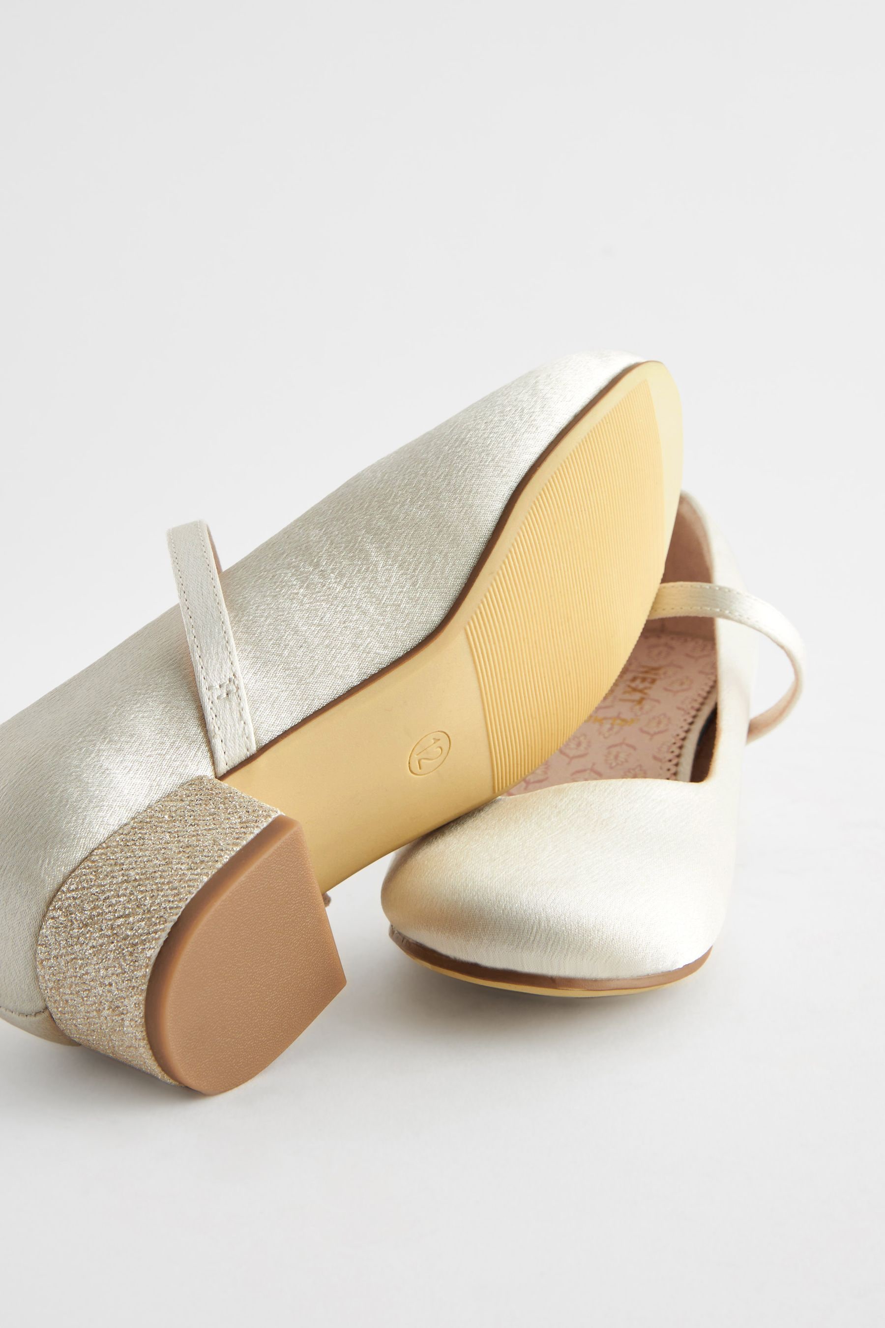 Ivory mary jane store heels
