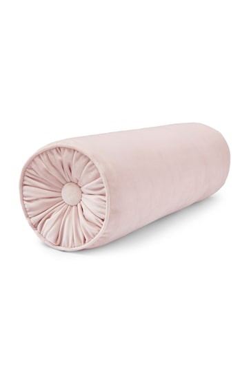 Laura Ashley Blush Pink Rosanna Bolster Cushion