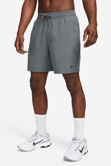 Nike Dark Grey Dri-FIT Form 7 inch Unlined Training Shorts