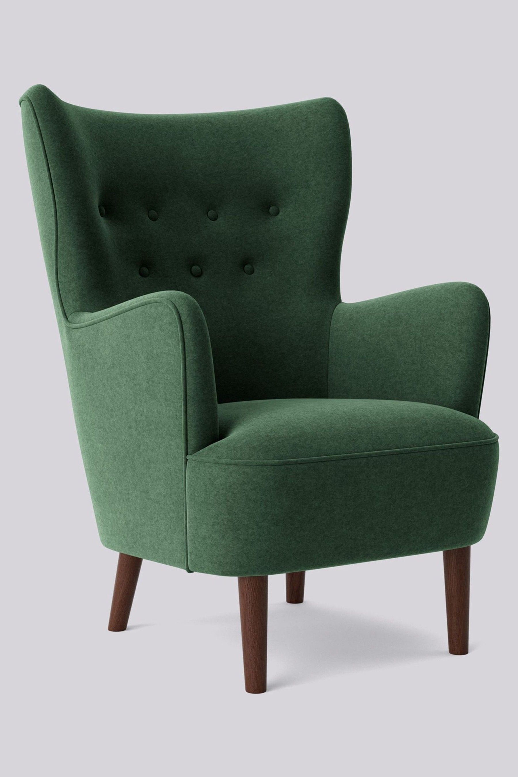 Hunter green cheap velvet chair
