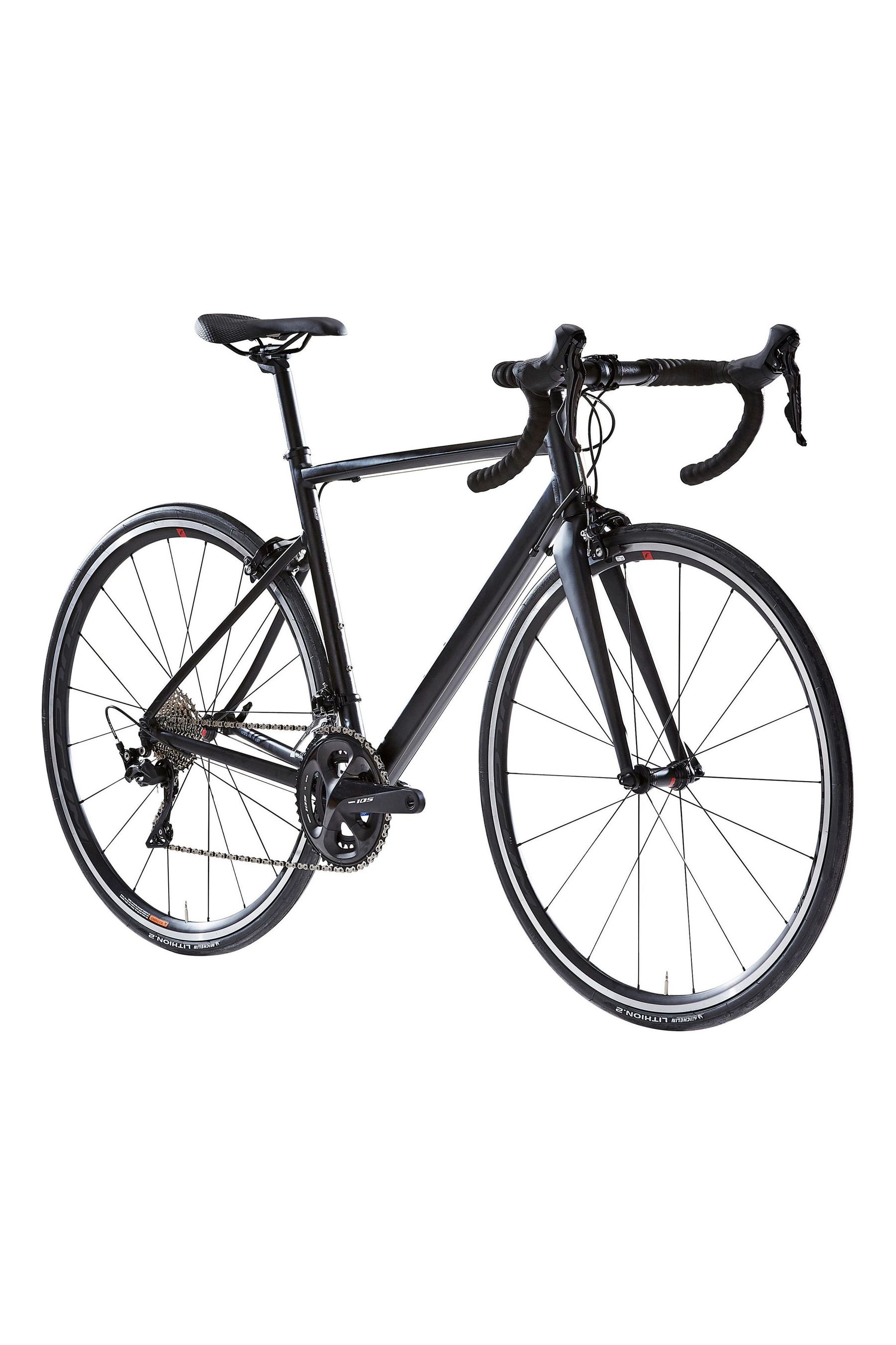 Buy Decathlon Black Van Rysel EDR Aluminium 105 Size XL Road Bike from the Next UK online shop