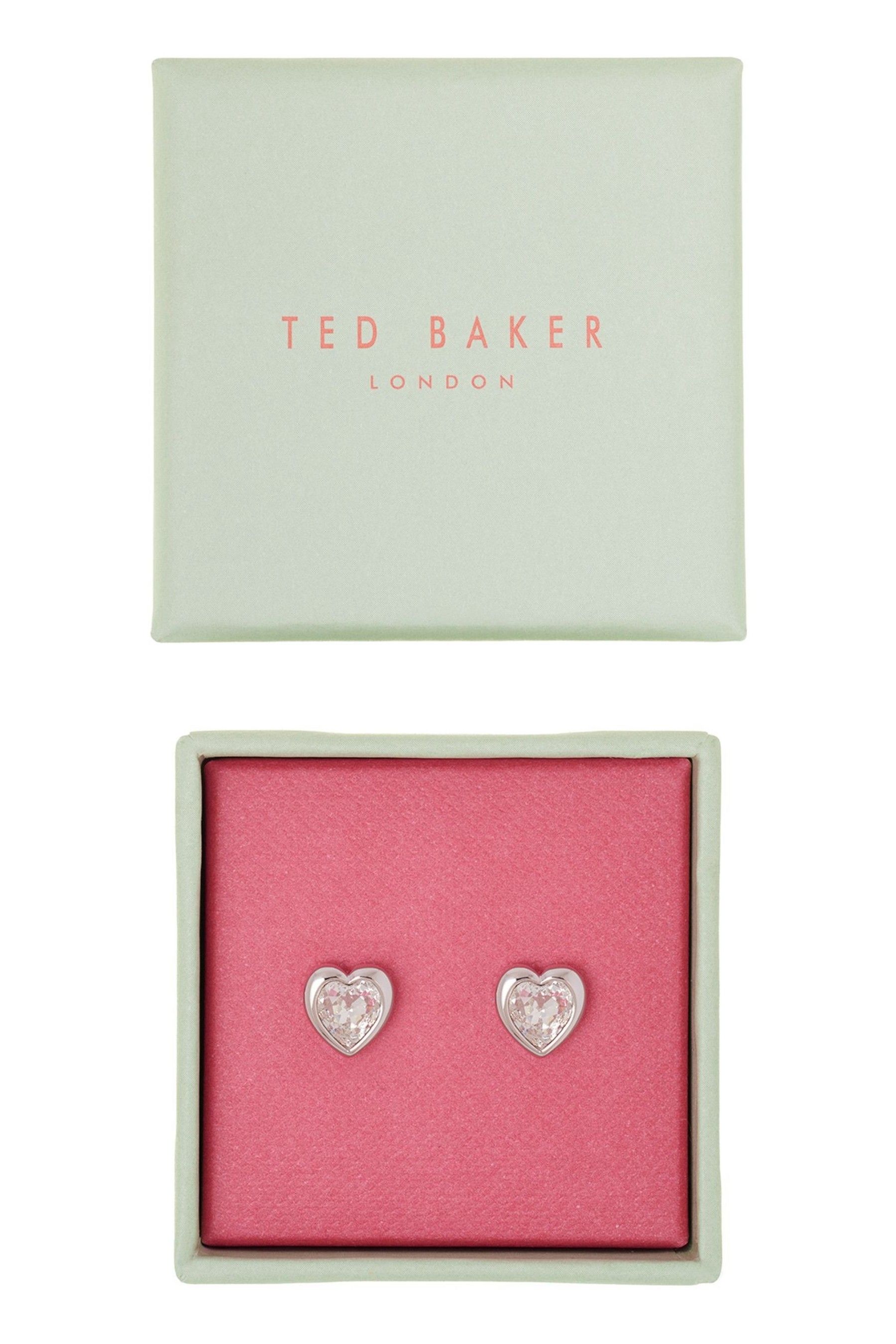 Ted baker hotsell pink heart earrings