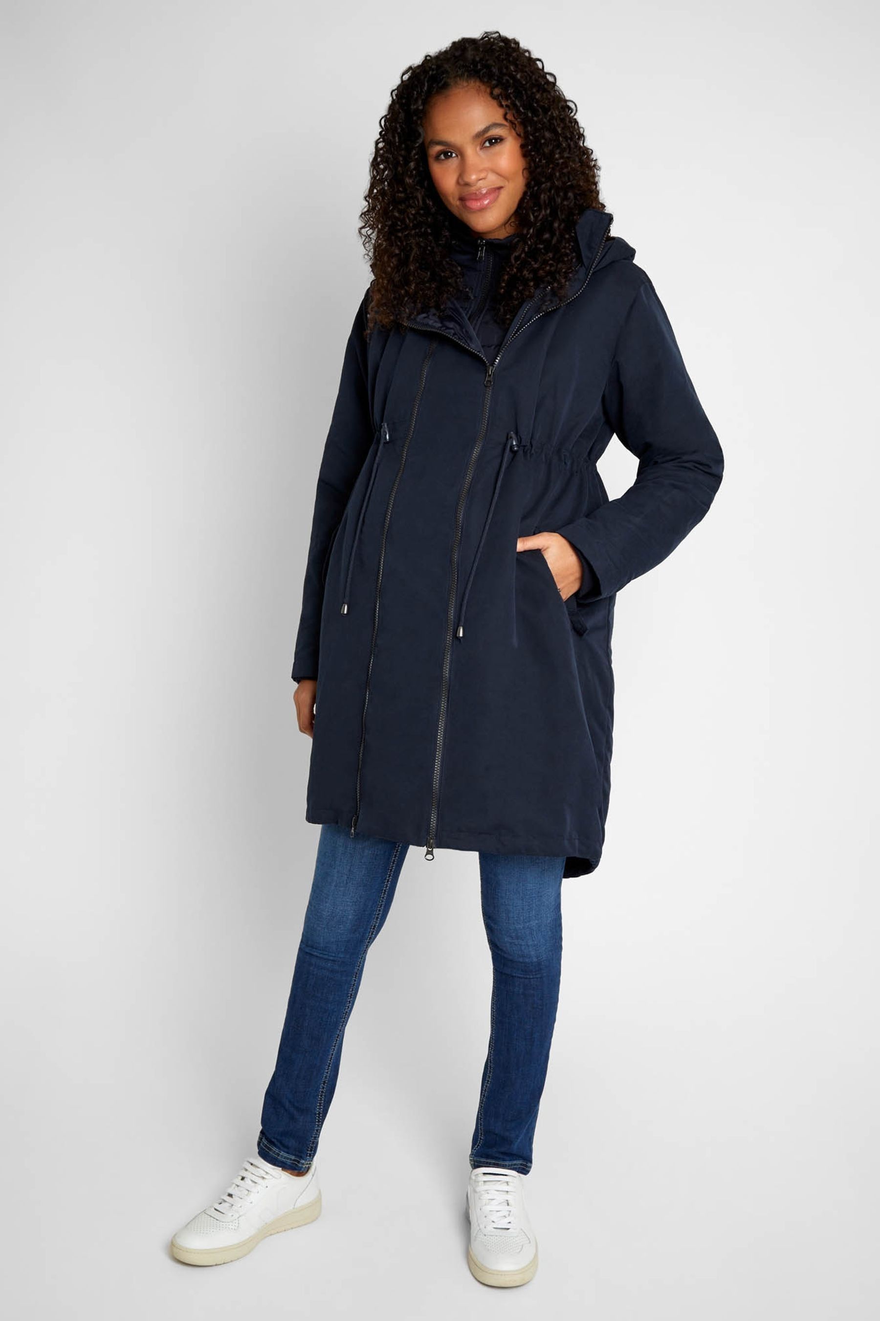 Buy JoJo Maman Bebe Navy 5 in 1 All Seasons Maternity Parka from the Next UK online shop
