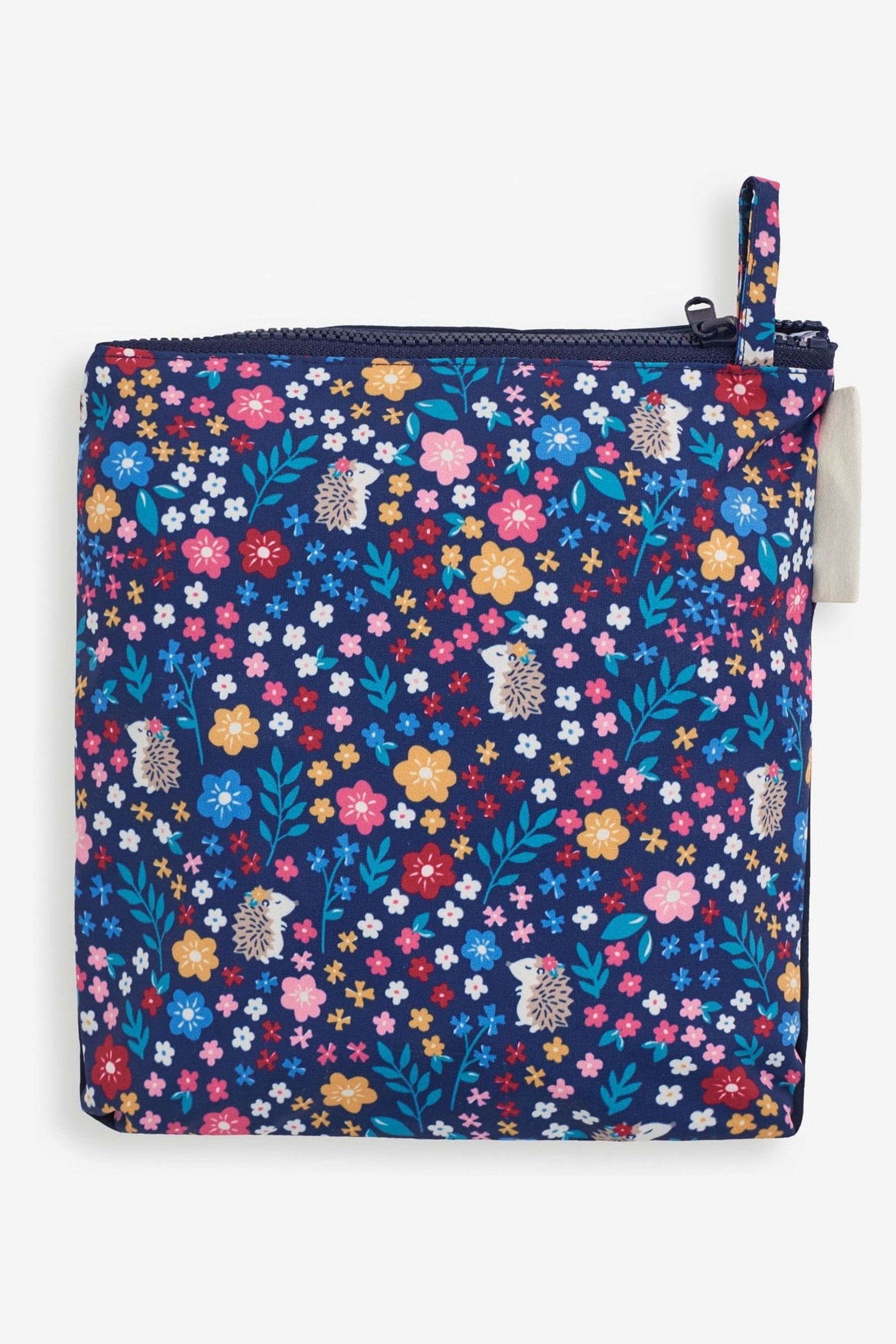 JoJo Maman B b Navy Woodland Pack Away Waterproof All In One