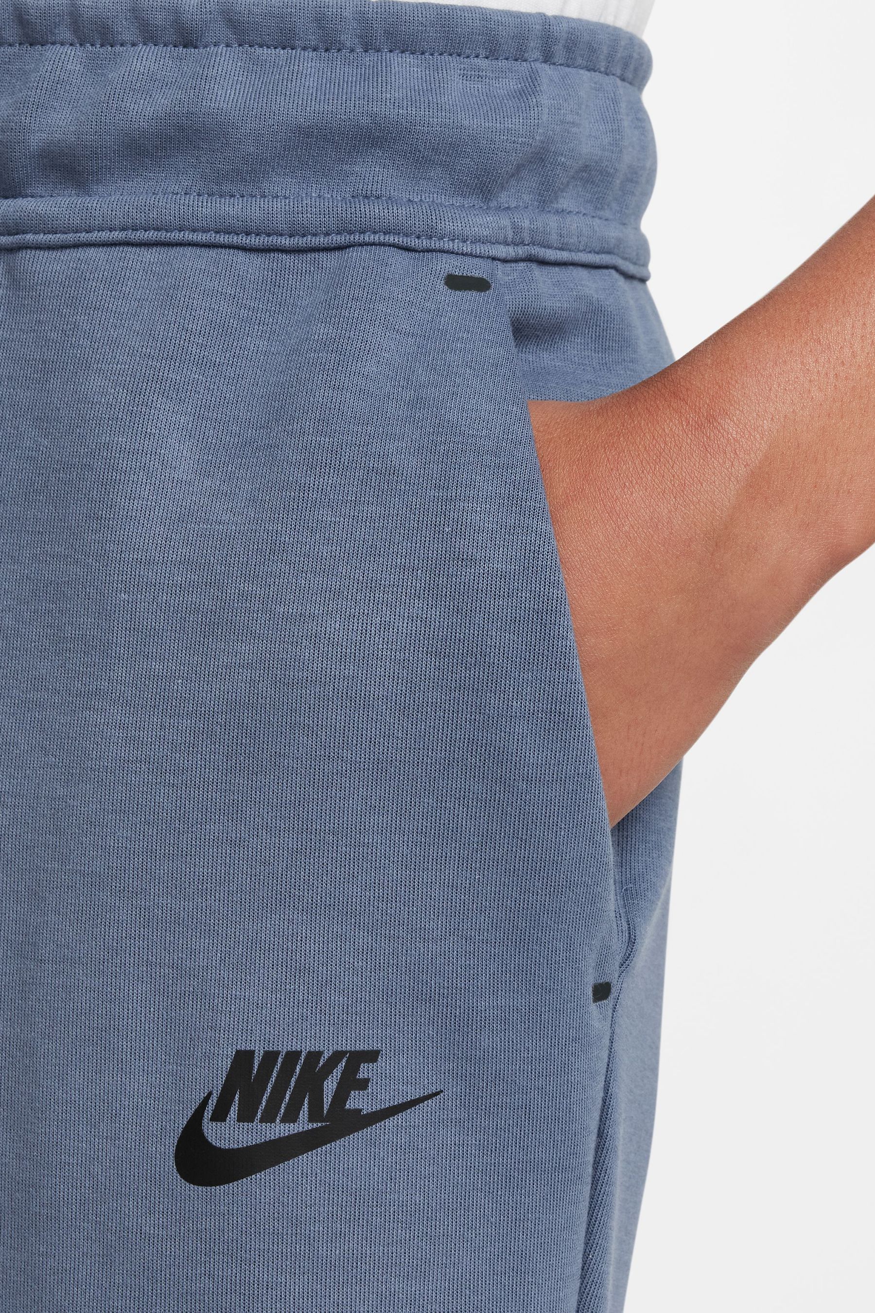 Nike tech outlet fleece blue joggers