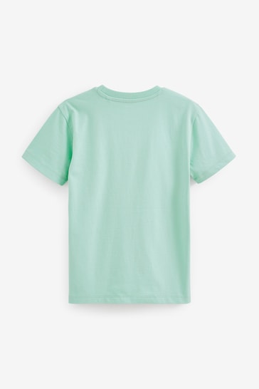Green Mint Cotton Short Sleeve T-Shirt (3-16yrs)