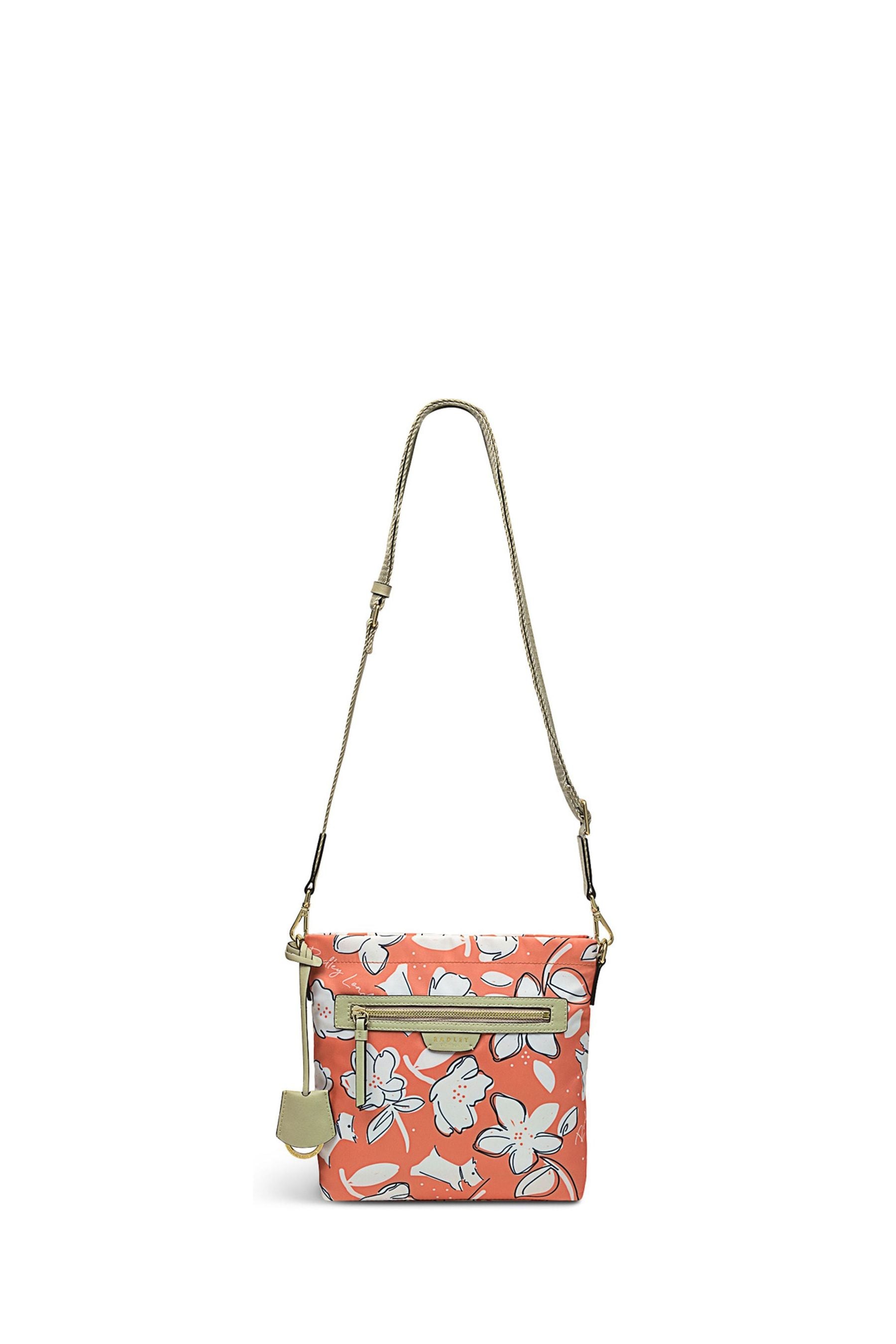 Buy Radley London Orange Maple Cross Thrift Floral Bag from the