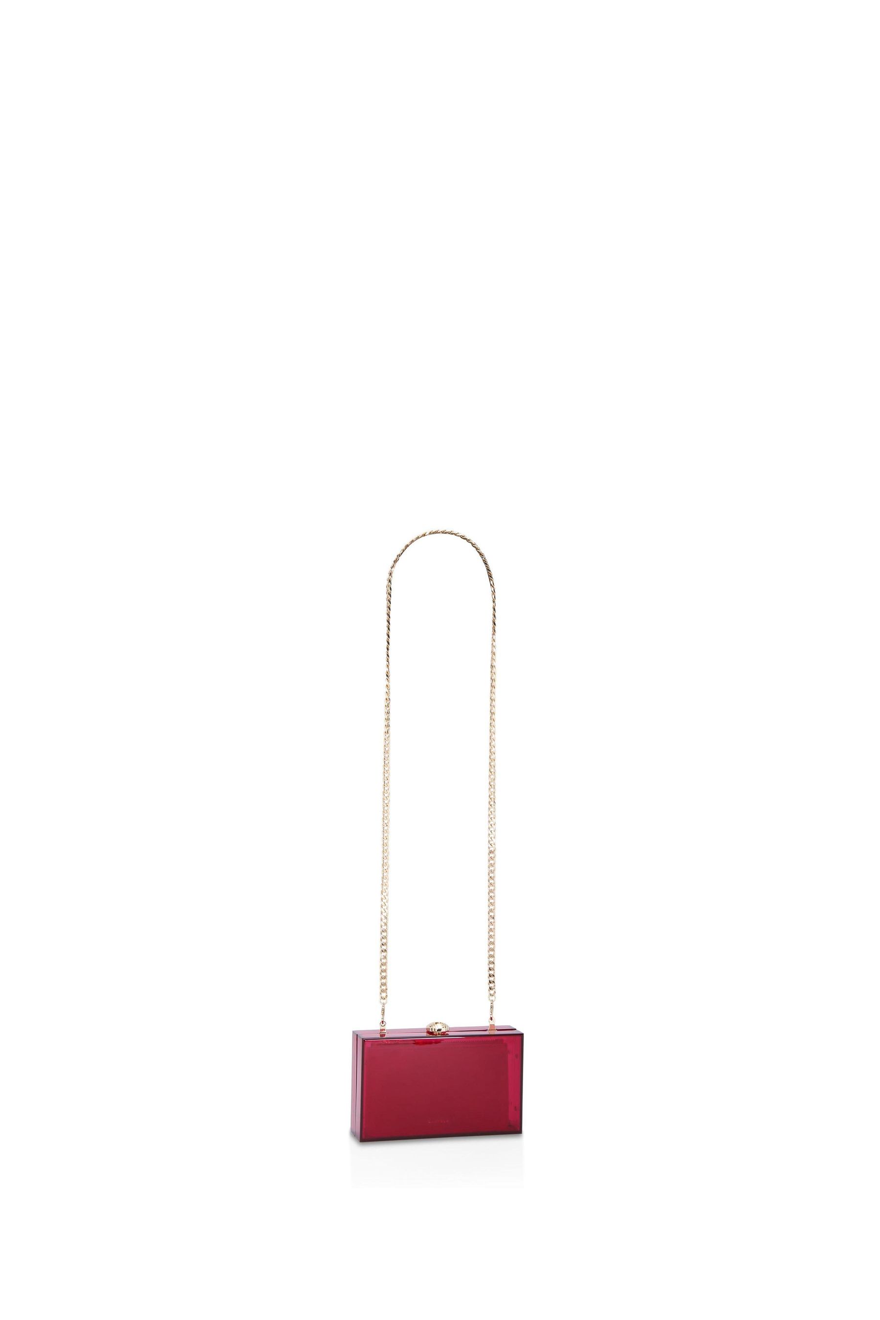Carvela red clearance clutch bag