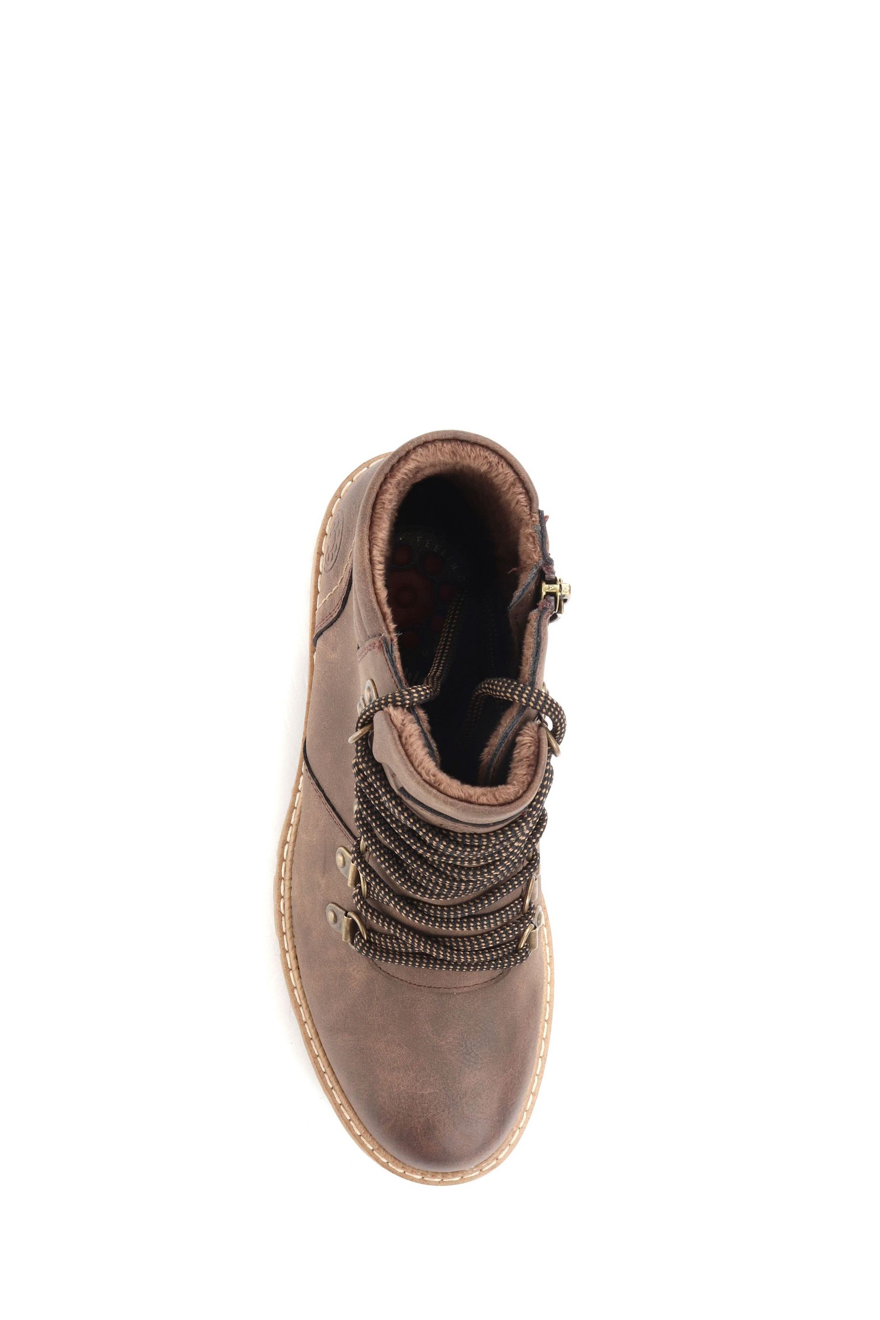 Buy Pavers Relife by Pavers Block Heeled Brown Ankle Boots from