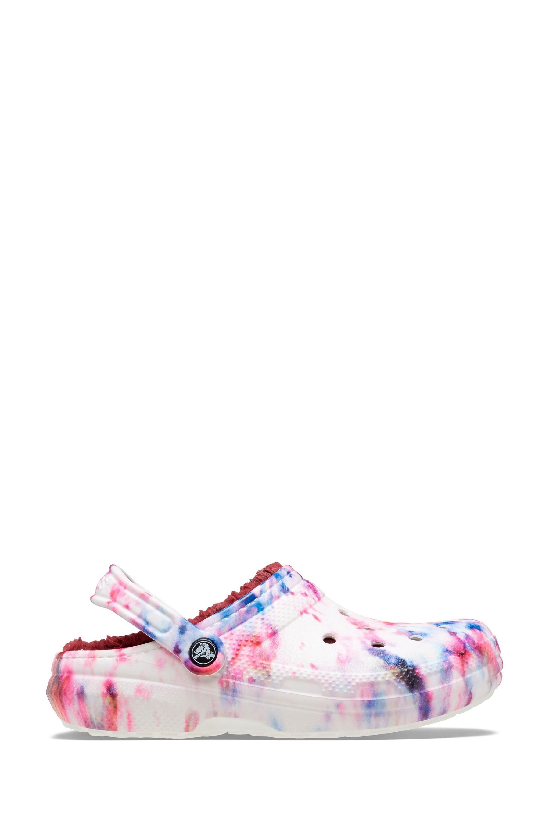 Classic tie dye lined crocs discount