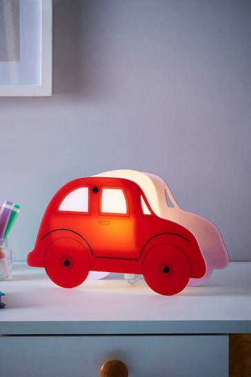 glow Red Car Table Lamp