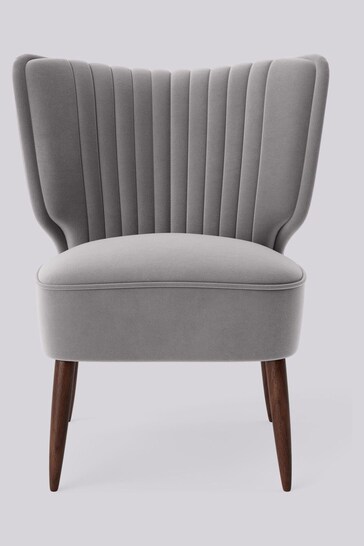 Swoon Easy Velvet Silver Grey Duke Chair