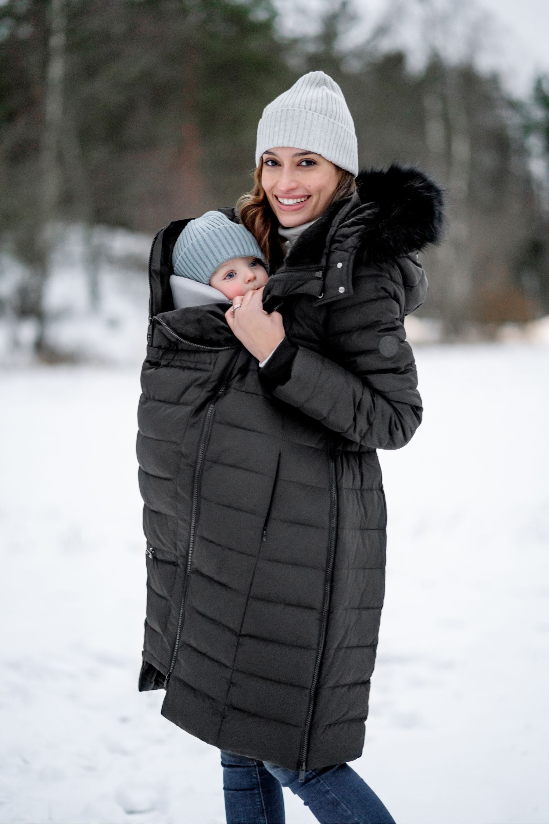 Buy Seraphine Black Long Down Fill Coat from the Next UK online shop