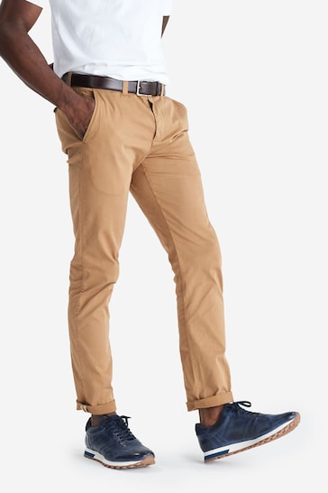 Oliver Sweeney Natural Besterios Italian Cotton Chinos