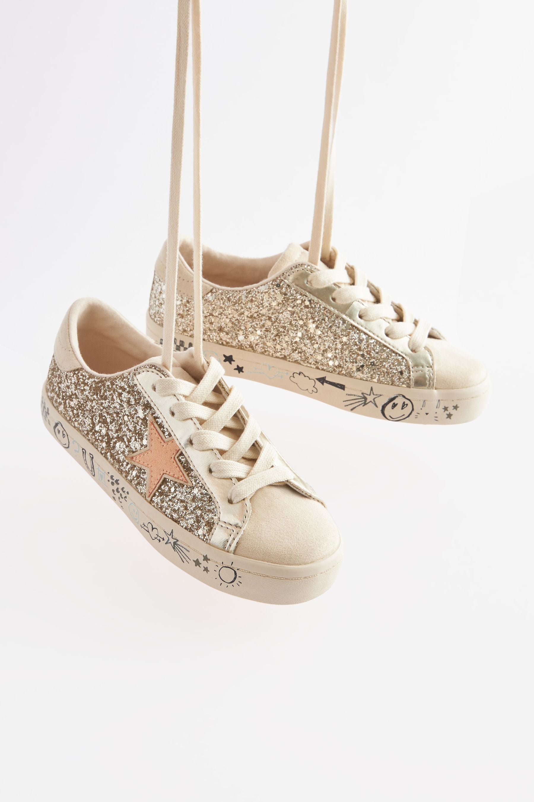 Next gold trainers sale