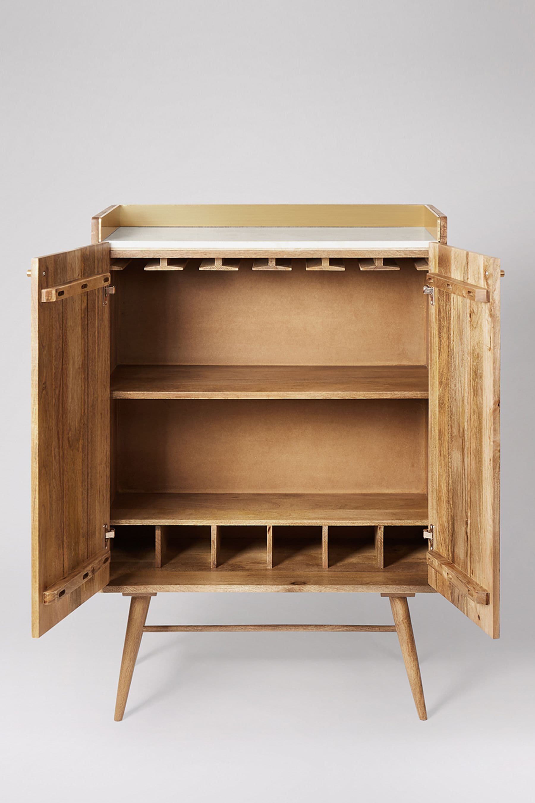 Swoon Natural Fresco Bar Cabinet