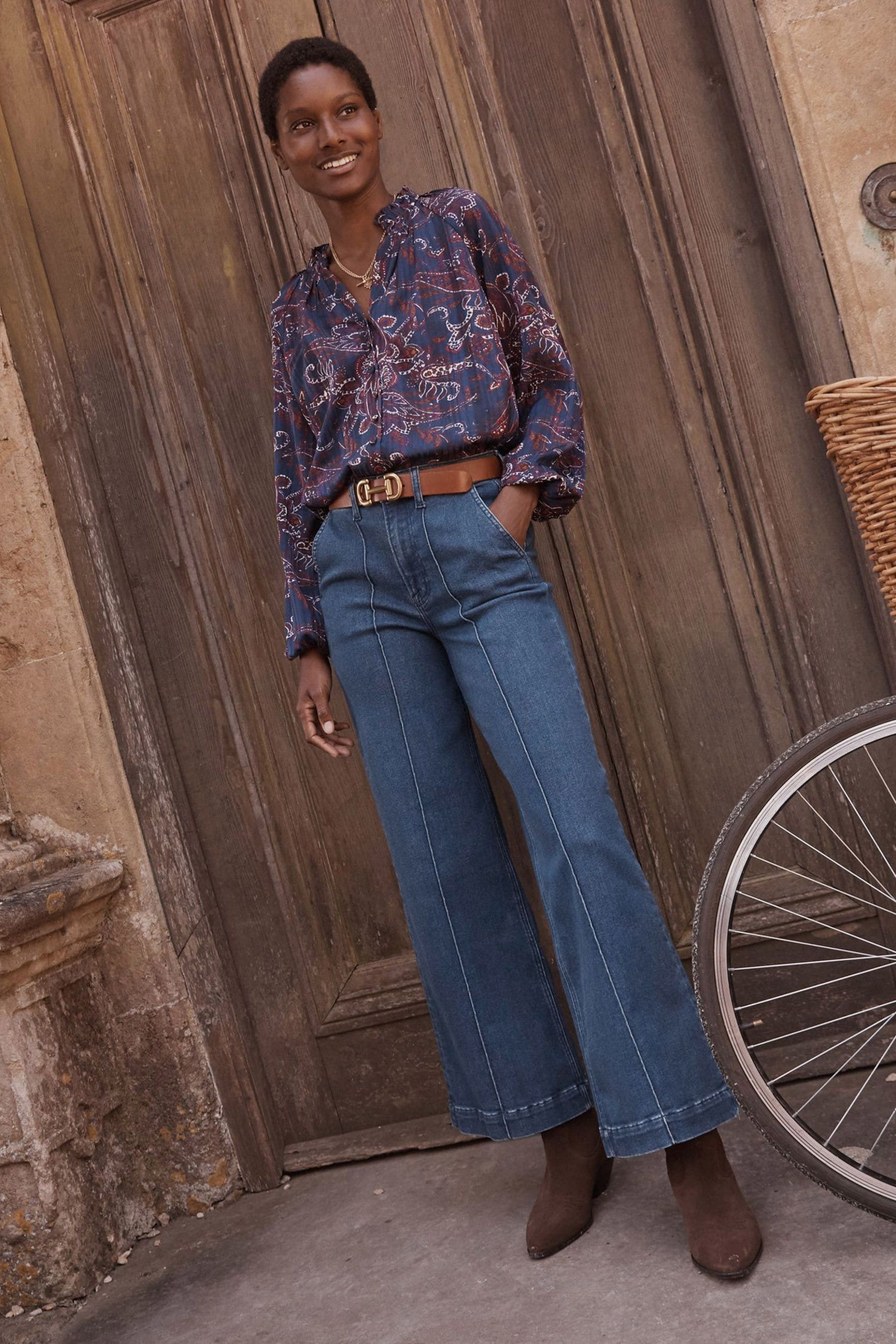 Boden wide best sale leg jeans