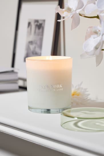 Jasmine & Orange Blossom Collection Luxe New York Single Wick Scented Candle