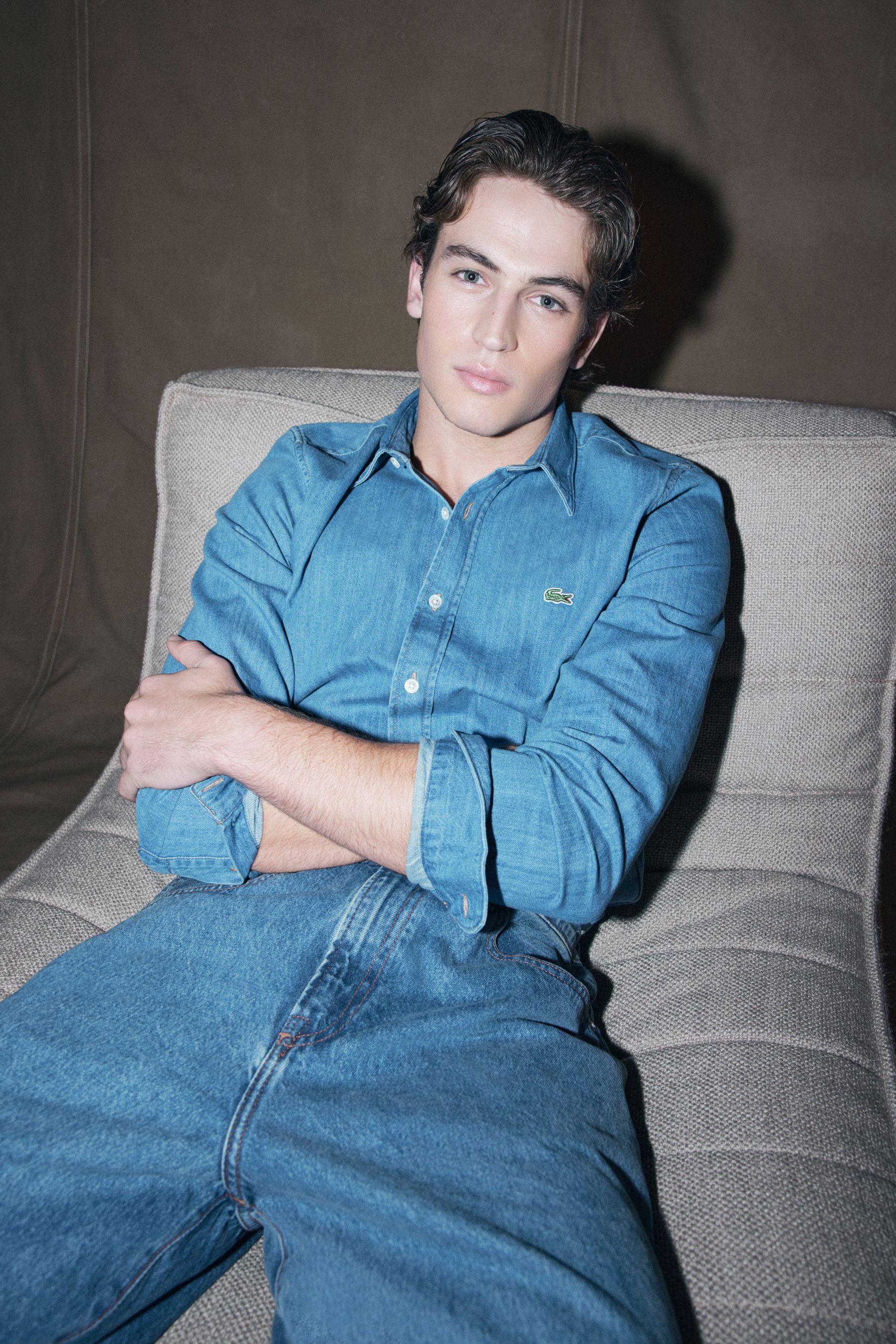 Lacoste denim top