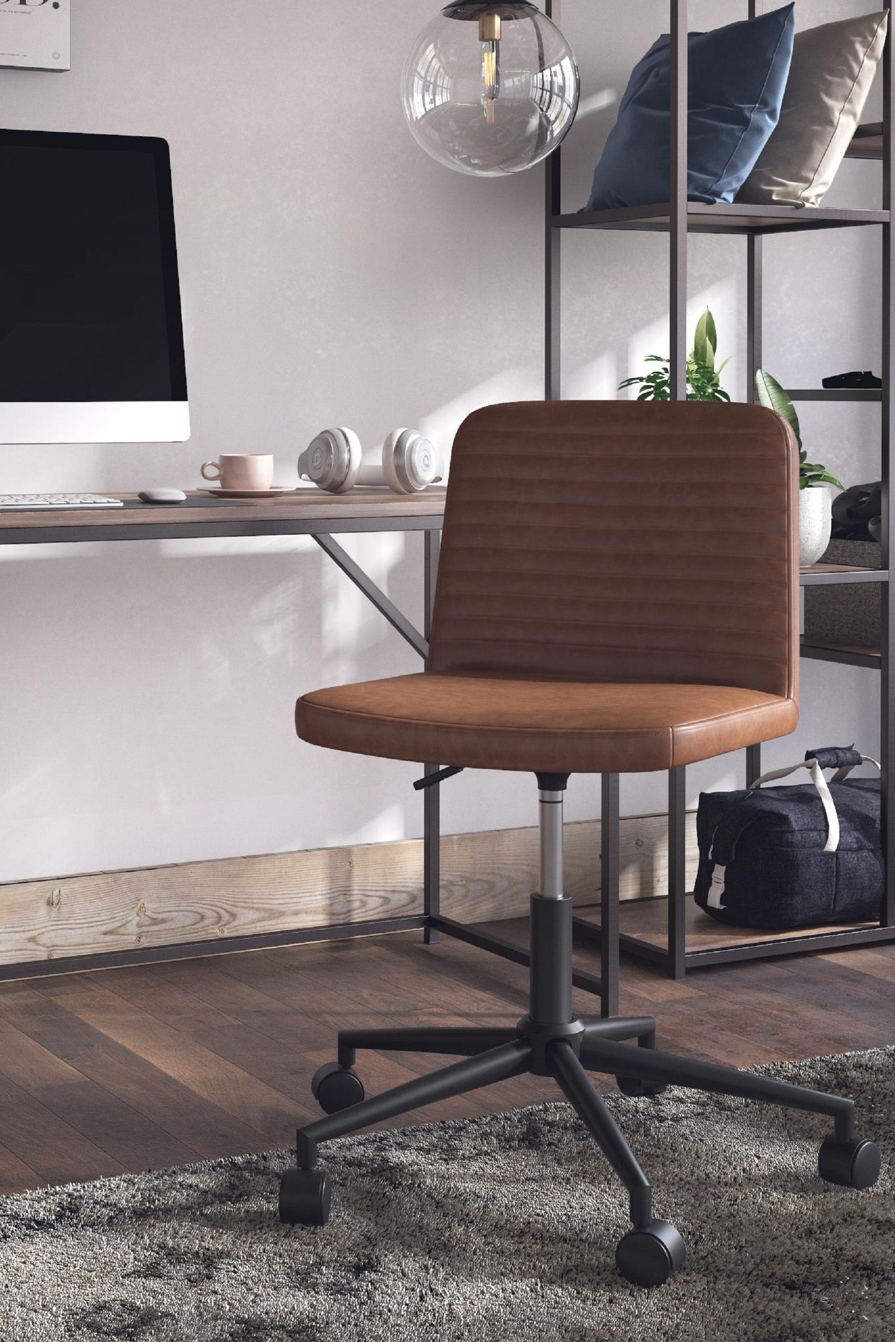 Alvar faux leather office chair deals