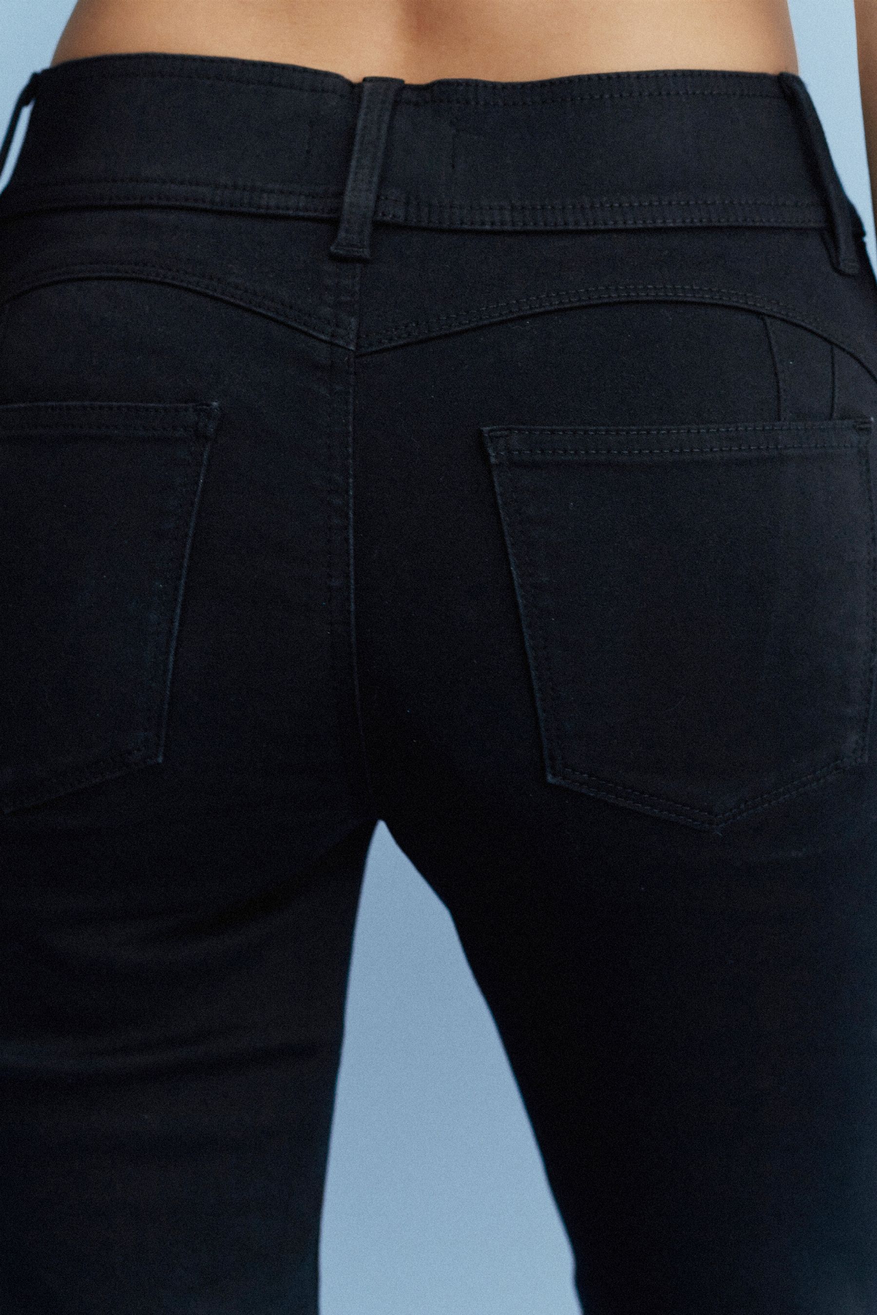 Blank denim vinyl best sale pull on leggings